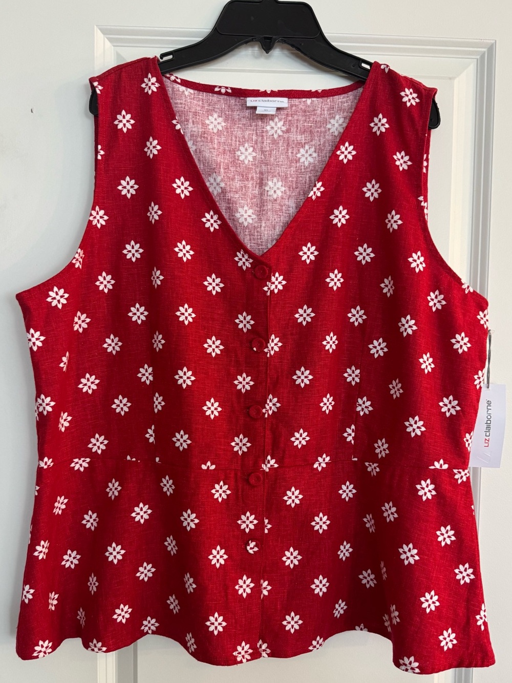 🔴NEW🔴 Liz Claiborne Women’s Sleeveless Top, Size XL